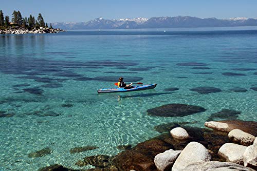 Advanced Elements Advancedframe® Expedition Elite Inflatable Kayak With Bag - Ae1009-Xe Touring Kayak With Dropstitch Floor - 13' - 42 Lbs - Blue #TOP3
