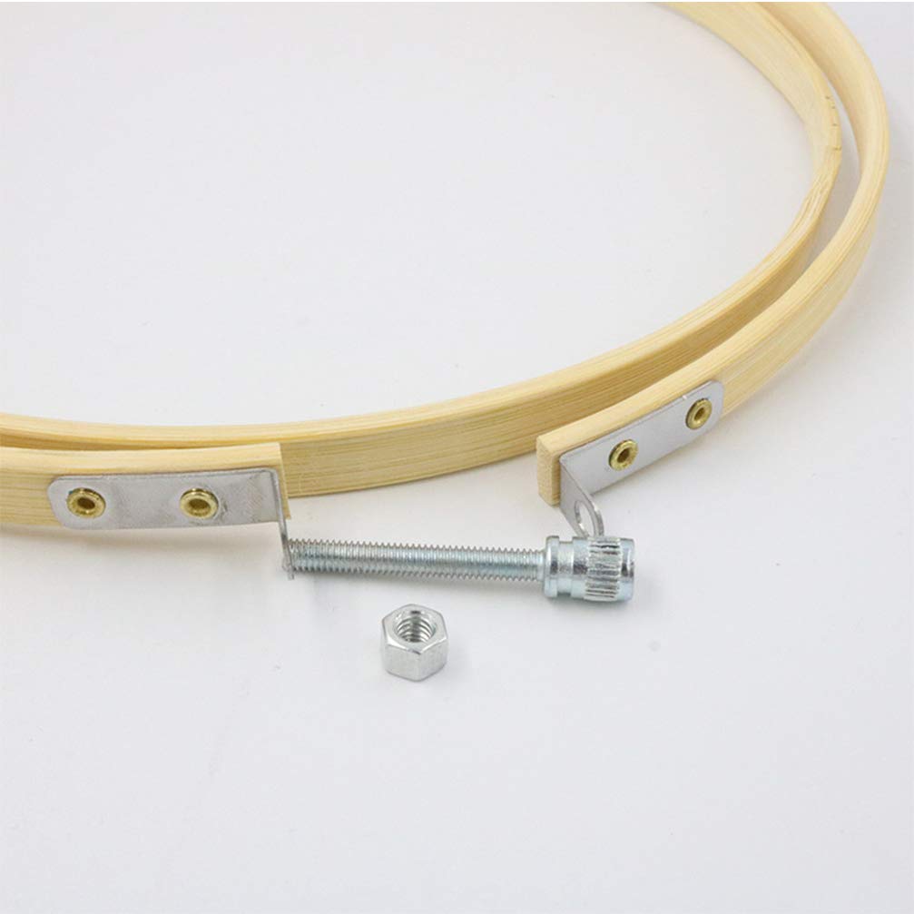 Exceart 12 Piezas Pequeño Aro De Bordado Manualidades Con Aro De Bordar Marco Circular Práctico Aro De Costura Mini Bastidor De Bordado Aro Cruzado Bambú Soporte De Exhibición De Madera