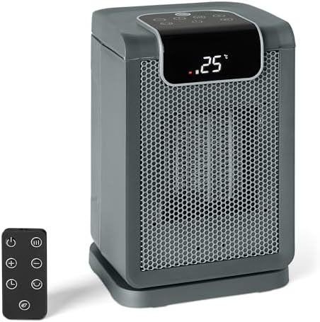 Amazon Basics Radiateur soufflant électrique, portable, en cérami...