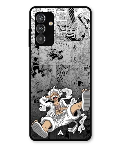 Image of Premium Anime 2 Case for Samsung Galaxy M14 (Glossy Finish) Soft-Touch Metal TPU Back Cover, Shockproof, Designer, Aesthetic Mobile Phone Case