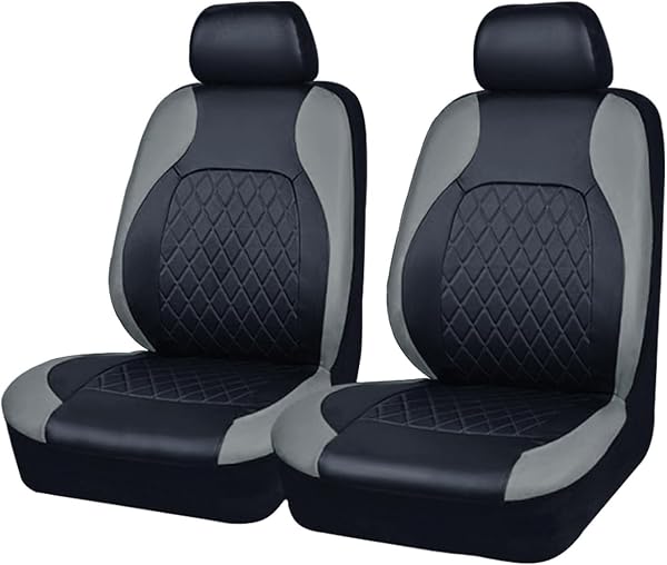 Fundas de Asiento Delantero Coche para Hyundai iX-20 ix20, Cubreasientos Protectores Transpirables Compatibilidad Airbag Todas Estaciones,Black - 5