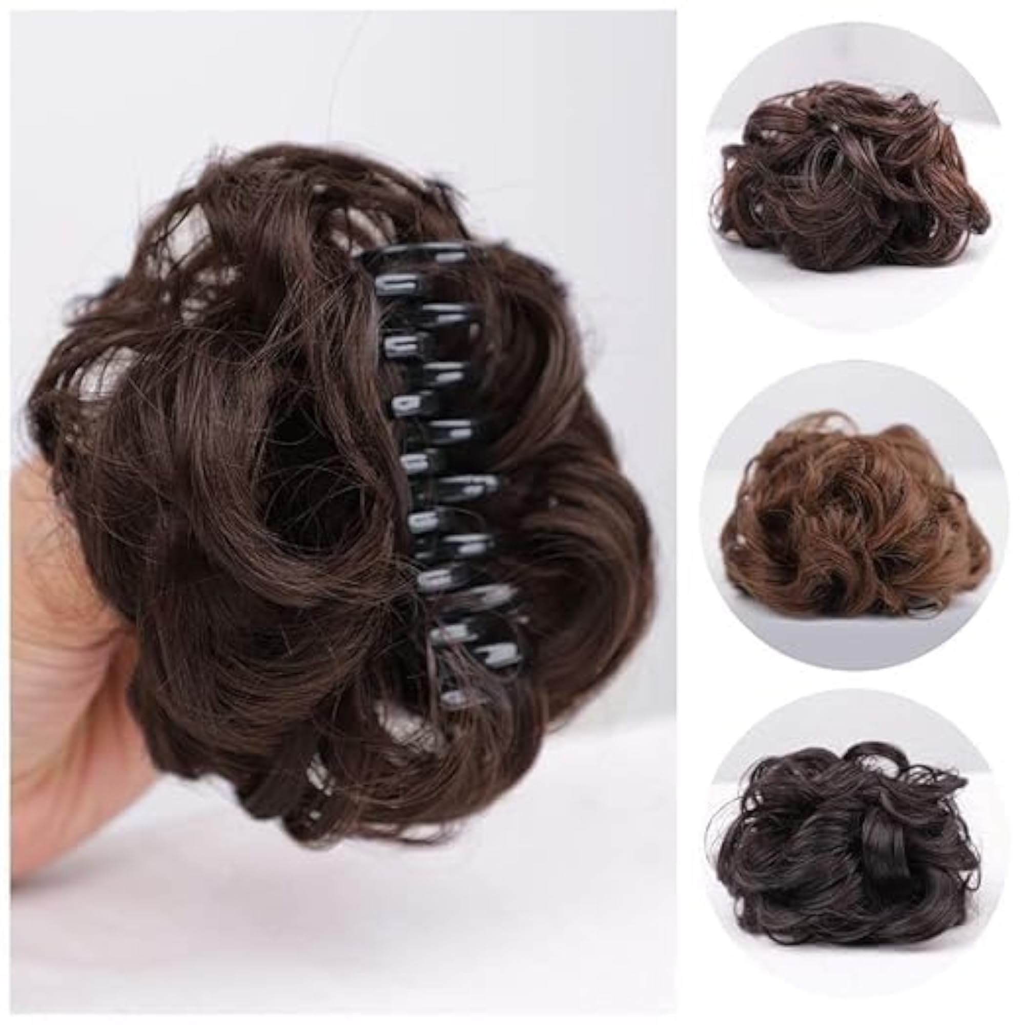 Claw Clip in Hair Bun Messy Hair Extension