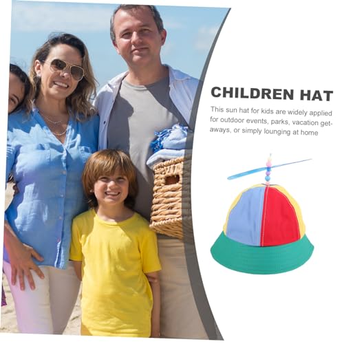 Sombrero de algodón para niños COLLBATH con hélice, ligero y transpirable 6