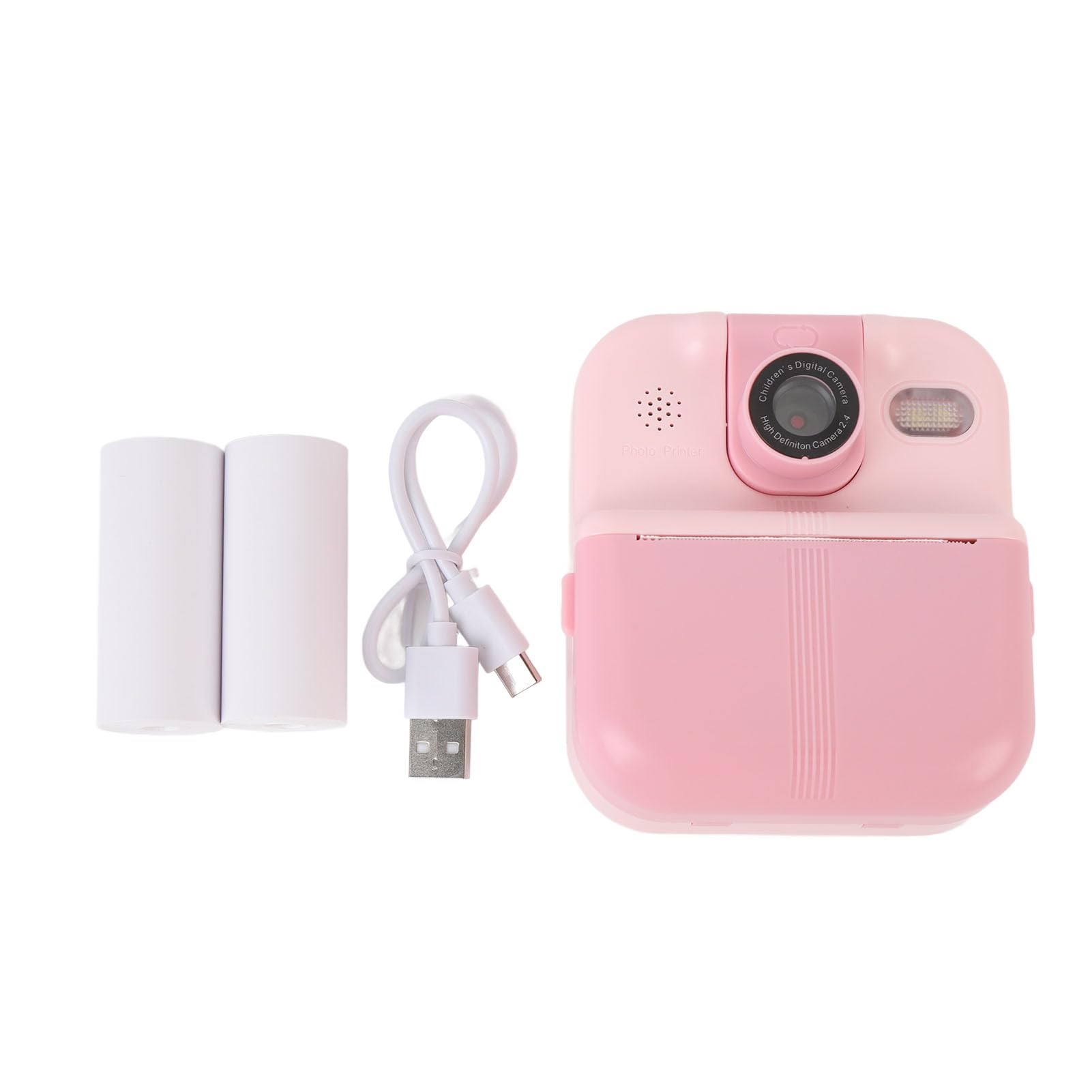 Appareil Photo à Impression Instantanée 48 MP HD, Écran IPS 2,4 Pouces, Objectif Intégré, Idéal pour Selfies et Souvenirs