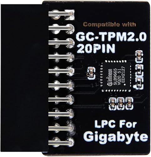 TPM2.0 Módulo LPC 20Pin Módulo con Infineon SLB9665 para Gigabyte Motherboard Compatible con GC-TPM2.0