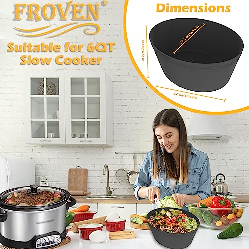 Compare FROVEN Compatible for Crock Pot Divider Inserts 6 QT Slow