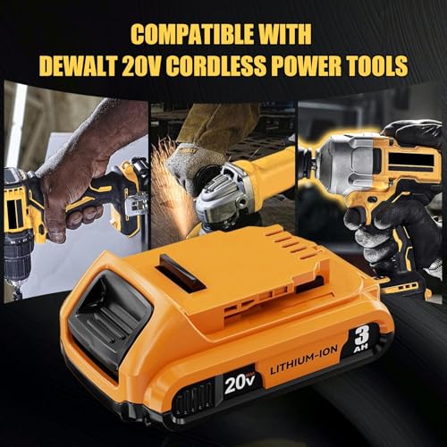 Image of Replace for dewalt 20v60v Batteries (20V 3Ah)