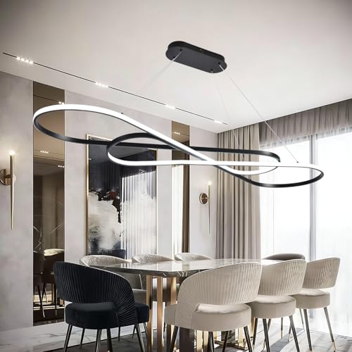 Image of 59.06in Large Modern LED Pendant Chandelier