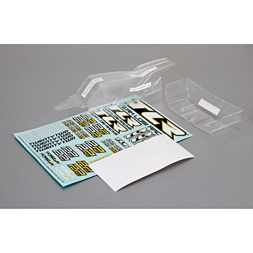 TEAM LOSI RACING Cab FWD Body & Wing Set Clear w/Stickers 22 2.0