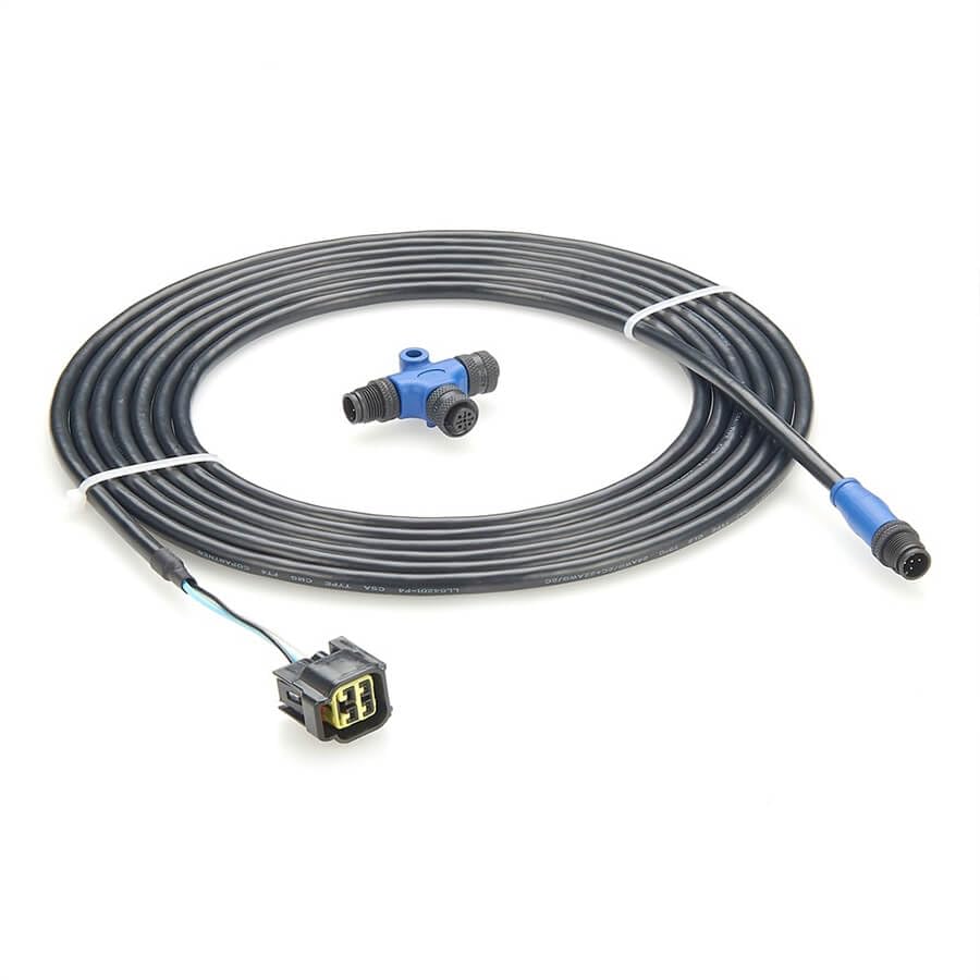 Marine Nmea2000 Cable T-Piece 4 Pin to M12 Male 5 Pin 5 Meter