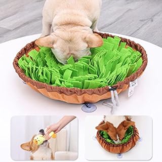 SNS Snuffle Mat for Dogs + Dog Toy, Dog Puzzle Toys , Pet Snuffle Mat, Dog Treats, Dog Training mats Feeding mat for dogs, Anti aging snuffle mat for dogs Encourages Natural Foraging Skills of Dogs