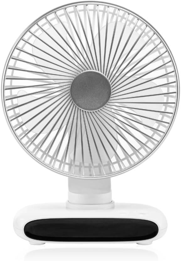 USB Rechargeable 6 Speed Desk Fan Hangings Ceiling Fan 3600mAh Personals Fan for Home Bathroom Kitchen