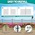 12 Panels No Dig Decorative Garden Fence, 33 in(H) X 27 ft(L) Garden Fencing Animal Barrier, Dogs Rabbits Pets Blocker, Rustproof Metal Decorative Fences for Yard, Outdoor, Patio