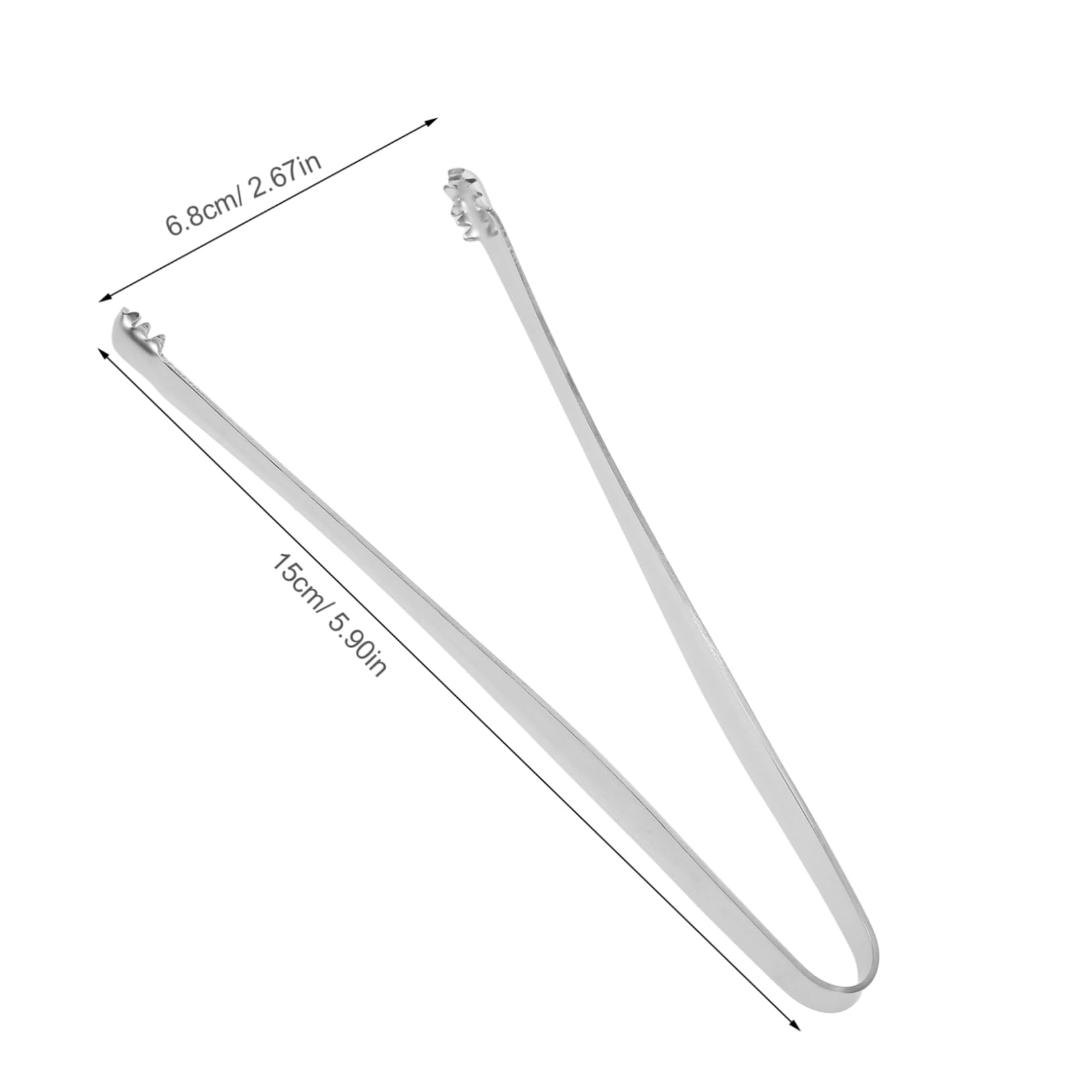 CIYODO Eggshell Cracking Tool Ice Cube Tong Stainless Steel Cooking Tweezers Long Handle for Kitchen