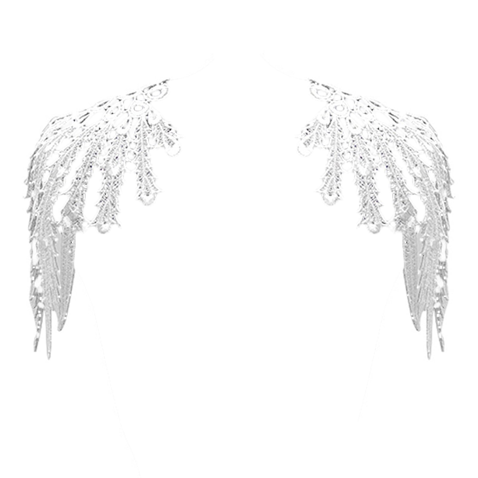 3D Flower Shoulder Appliques Polyester Silk Embroidery Shoulder Patches For Stylish Garment Enhancement Shoulder Decors