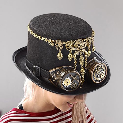 Chapeau steampunk ajustable pour réussir votre cosplay d'Halloween