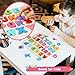 Amor Present Preschool Learning Toys,ABC Wooden Alphabet Puzzle Board for Toddlers, Educational Montessori Letters Game