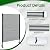 FOLLOOK Privacy Screen Freestanding Outdoor, 48" W x 71" H Poly-Coating Rustproof Metal Decorative Privacy Screen Fence Panels for Outside Backyard Garden Patio, Black