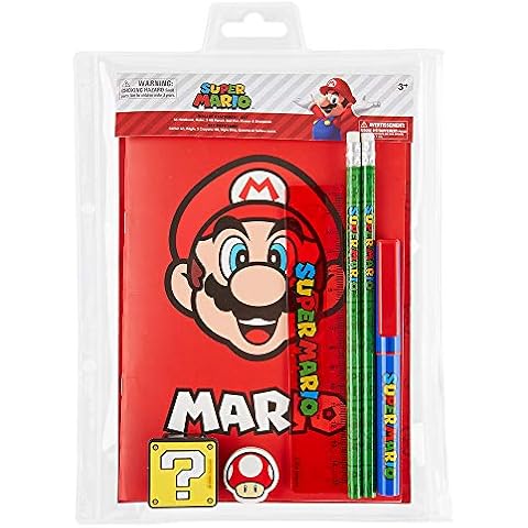 Set Papeleria de Super Mario Bros para Niños y Adolescentes Cover