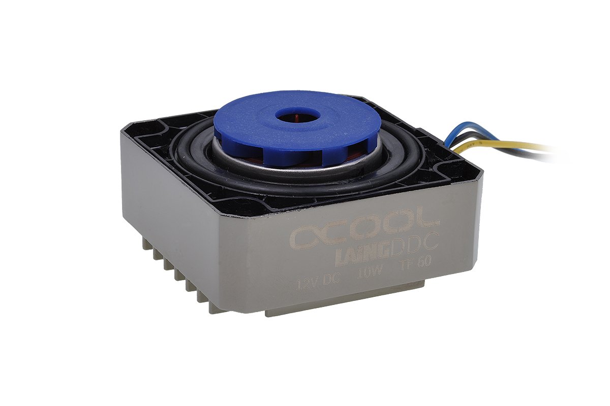 Alphacool Laing DDC Negro, Níquel - Accesorios de refrigeración (61 mm, 60 mm, 21 mm, 331 g)