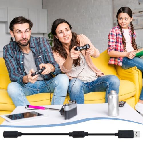 Image of Replacement Dongle USB Breakaway Cable for Xbox 360 Black USB Breakaway PC Cable Cord Adapter Converter for Xbox 360