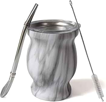 Amazon.co.jp: マテ茶カップ ステンレス製 アルゼンチン230ml