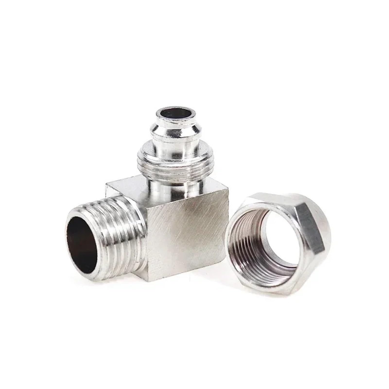Raccordo pneumatico rapido KPL da 10 pezzi for tubo flessibile dell'aria, raccordo rapido, diametro esterno del tubo 4, 6, 8, 10, 12 mm, filettatura M5, 1/8, 1/4, 3/8, 1/2, raccordi a pressione.(KPL6-