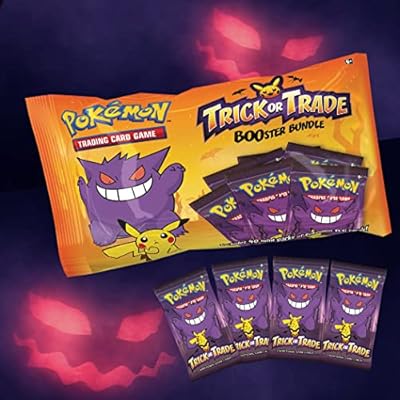 trick or trade pokemon card Amazon.com: Pokemon Cards: Trick or Trade Halloween Booster Bundle : Toys &  Games