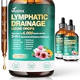VivoNu Lymphatique Gouttes   Soutient l'Absorption Système Immunitaire   l'Équilibre et le Bien Être   Contre Jambes Lourdes   100% Naturel   120 ml(Lot de 2)   Sans OGM