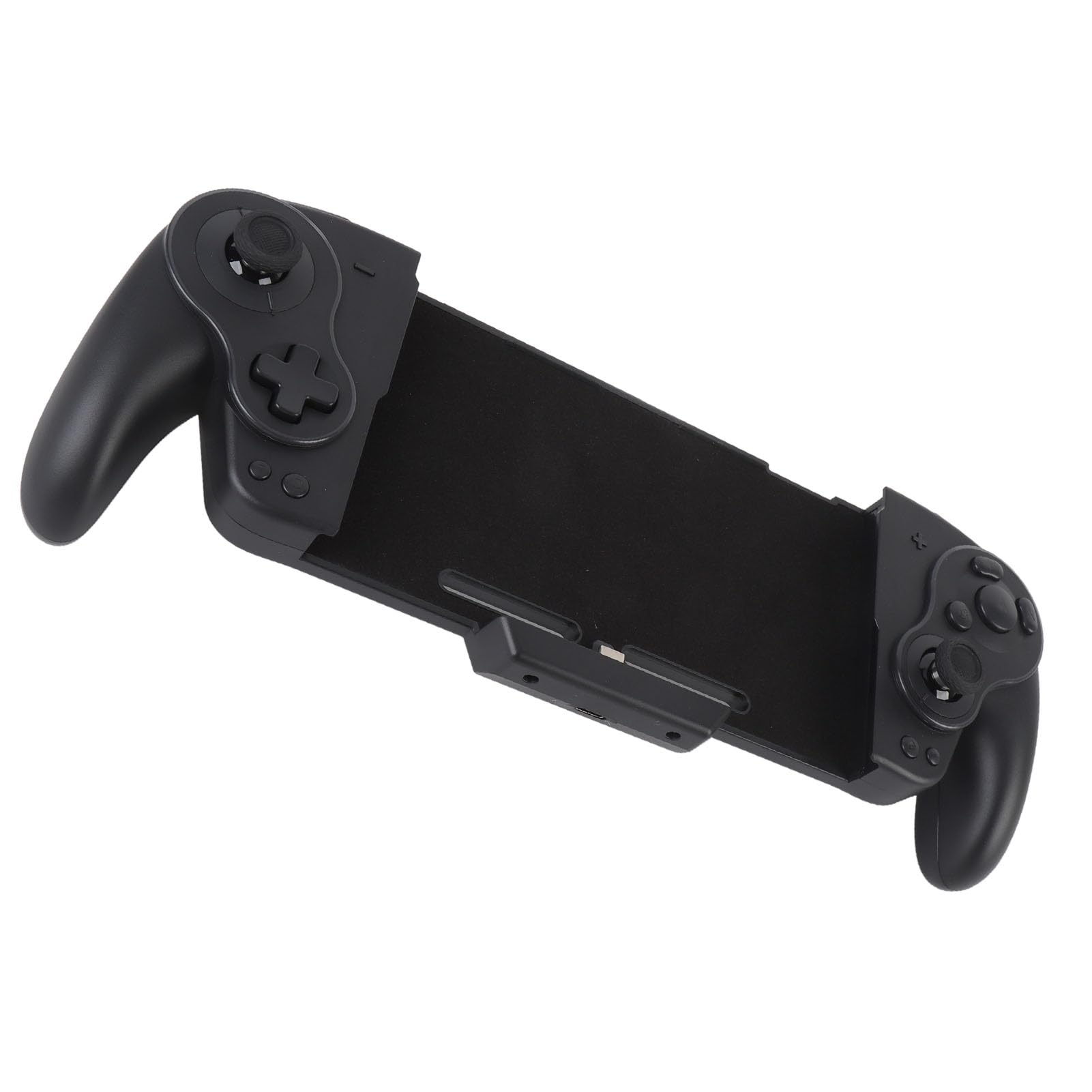 Fabater Controller Joypad Monopezzo con Luci RGB Programmazione Vibrazione Regolabile per Interruttori Tasti Meccanici Leggeri per Giochi (BLACK)