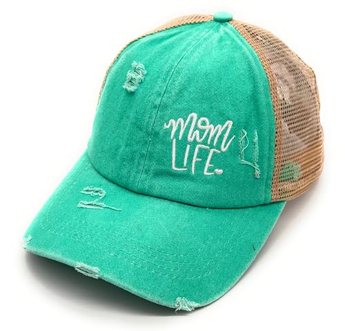 Gorra Trucker Bordada Mom Life Ajustable para Mujer miniatura 1