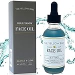 Yellow Bird Balancing Blue Tansy Face Oil 2 oz / 59 ml – Skin Glowing Serum. Collagen Support. Promotes Clear Skin Naturally. Wrinkle, Blemish & Pore Minimizer. Natural, Vegan Facial Moisturizer.