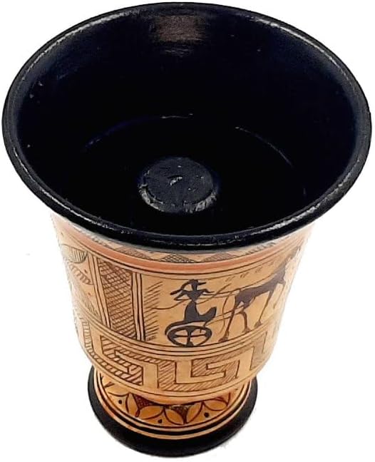 Pythagorean Cup,Greedy Cup 11,5cm,Geometric Art Pottery