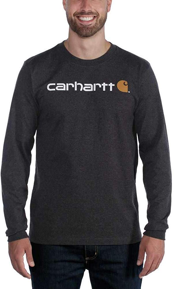 Carhartt 104107 T-shirt à manches longues avec logo Emea Core - Homme
