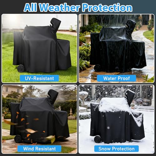 Image of Utheer Grill Cover for Green Mountain Daniel Boone Cover, 600D Waterproof