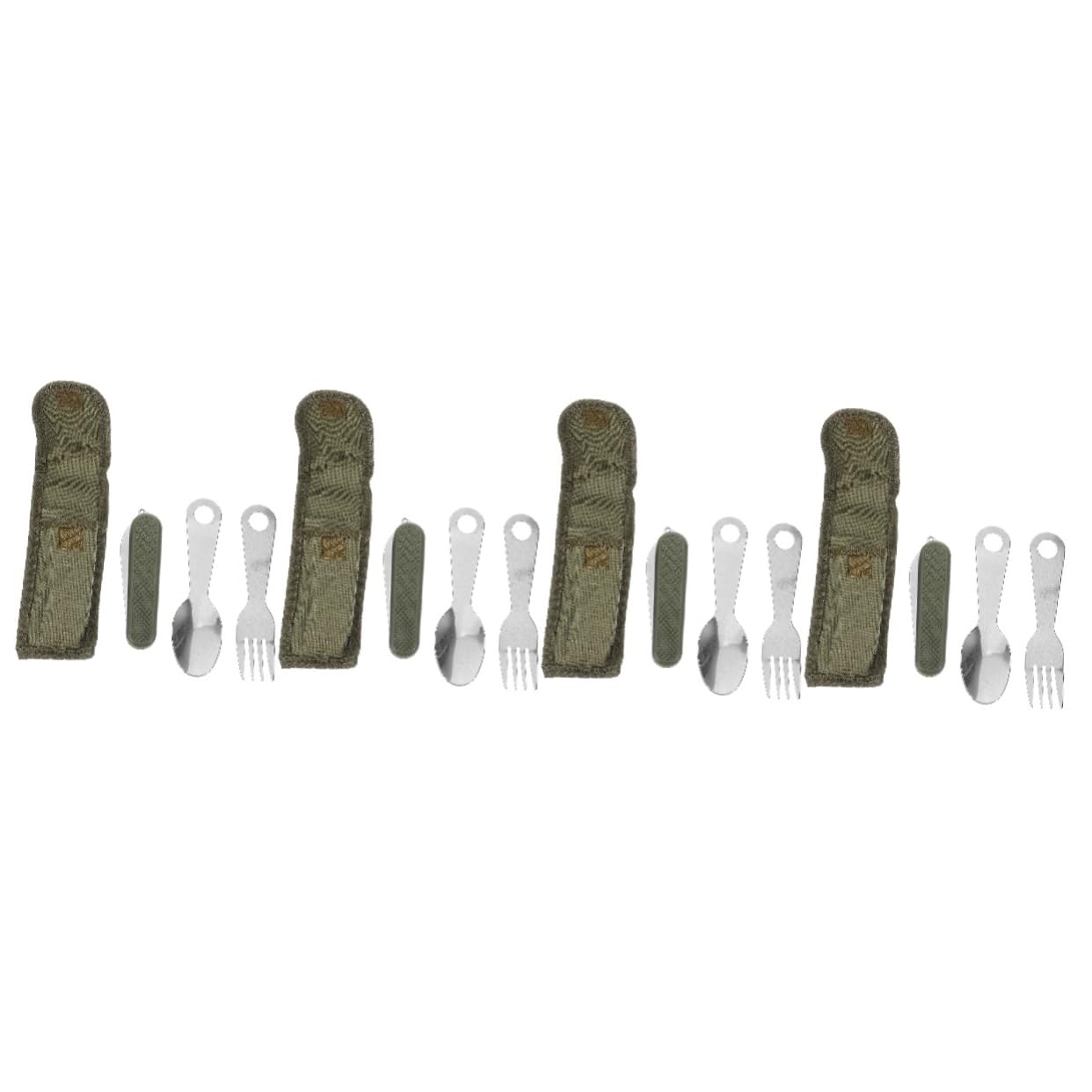 TOYANDONA 4ensembles Set De Couverts Acier Inoxydable Pour Table Kit Pratique De Fourchettes Couteaux Et Cuillères Ustensiles Ergonomiques Pour Dîners Et Événements Festifs