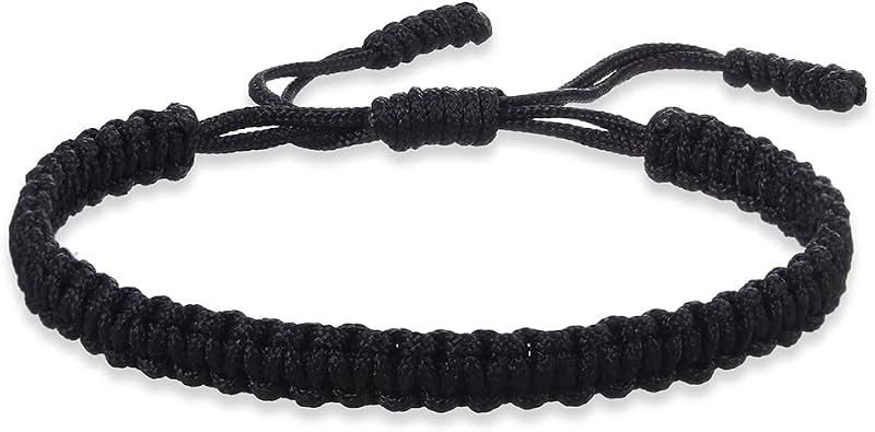 Tibetan Buddhist Bracelets for Women Men Handmade Braided Rope String Lucky Protection Wristbands Prayer Family Couple Jewelry