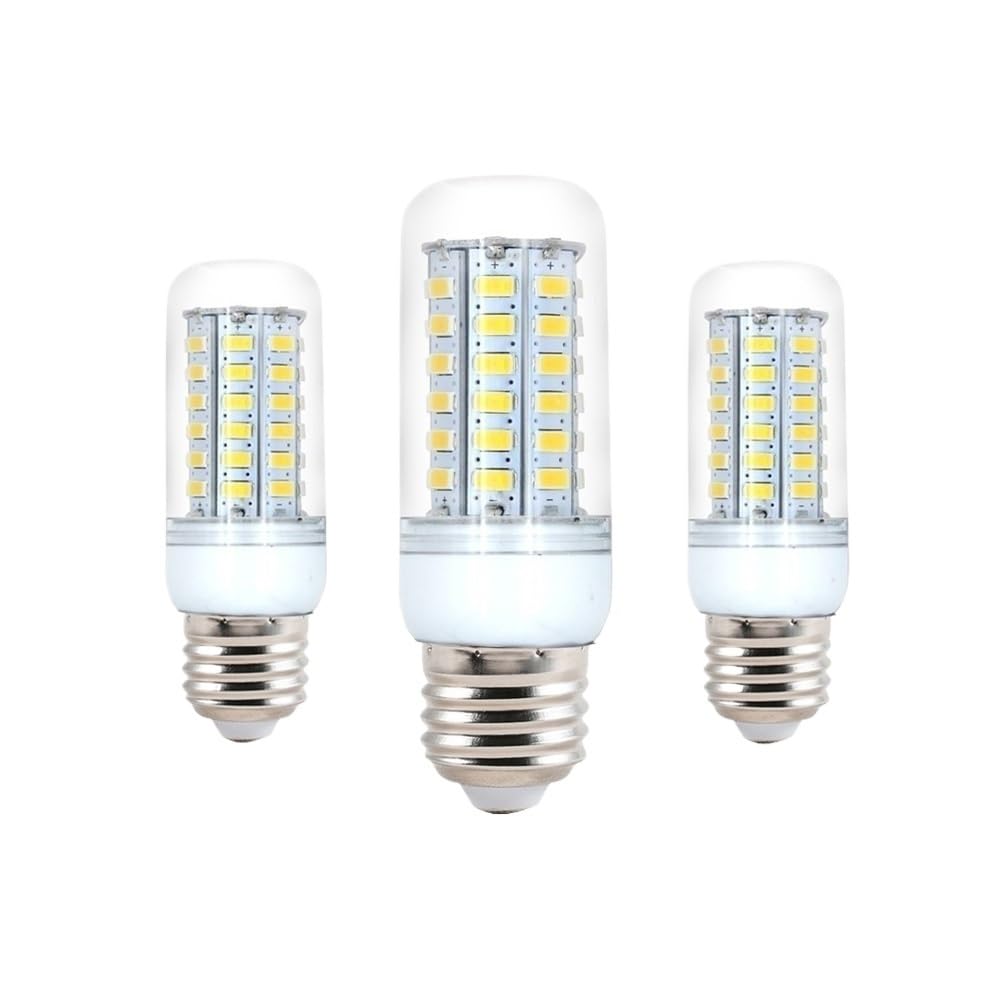 YSJX lighting, Pack de 10, ampoule LED maïs E27 lampe LED AC220V ampoule LED lustre projecteur(Warm White,96 Leds)