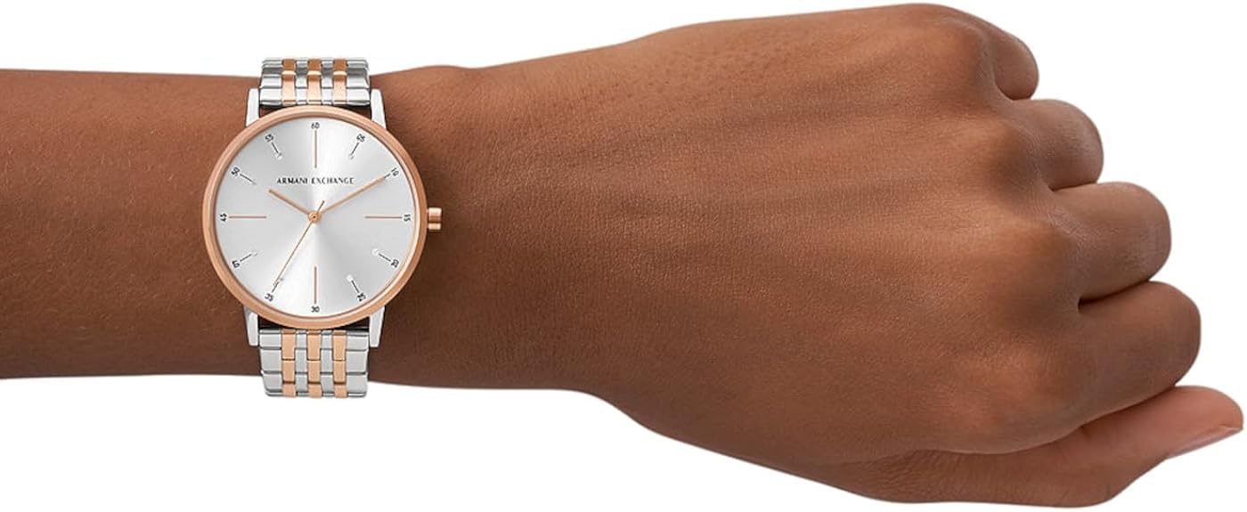 ARMANI Exchange Women Quartz 3 Pointer con braccialetto ax5580