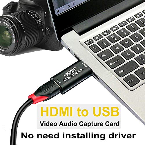 Orivision Audio Video Capture Cards Cam Link Card Hdmi To Usb 2.0 Full Hd Record Via Dslr Camcorder Action Cam For Acquisition Live Streaming Gaming Teaching Conference（Support Vlc/Obs/Amcap） #TOP6