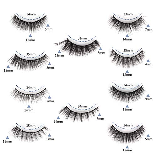image for LASHVIEW Fake Eyelashes,False Eyelashes,Synthetic Fiber Material,Faux 