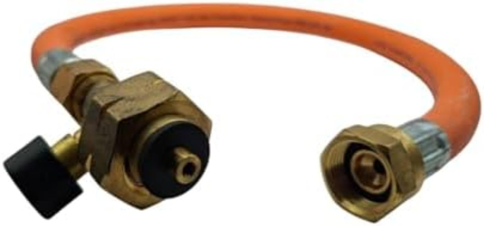 Wąż pigtailowy Lpg Propan Efv 450 mm, do gazu pod ciśnieniem Forg5 do W21.8, do przyczep kempingowych, samochodów kempingowych, kamperów elastyczna rura wydechowa
