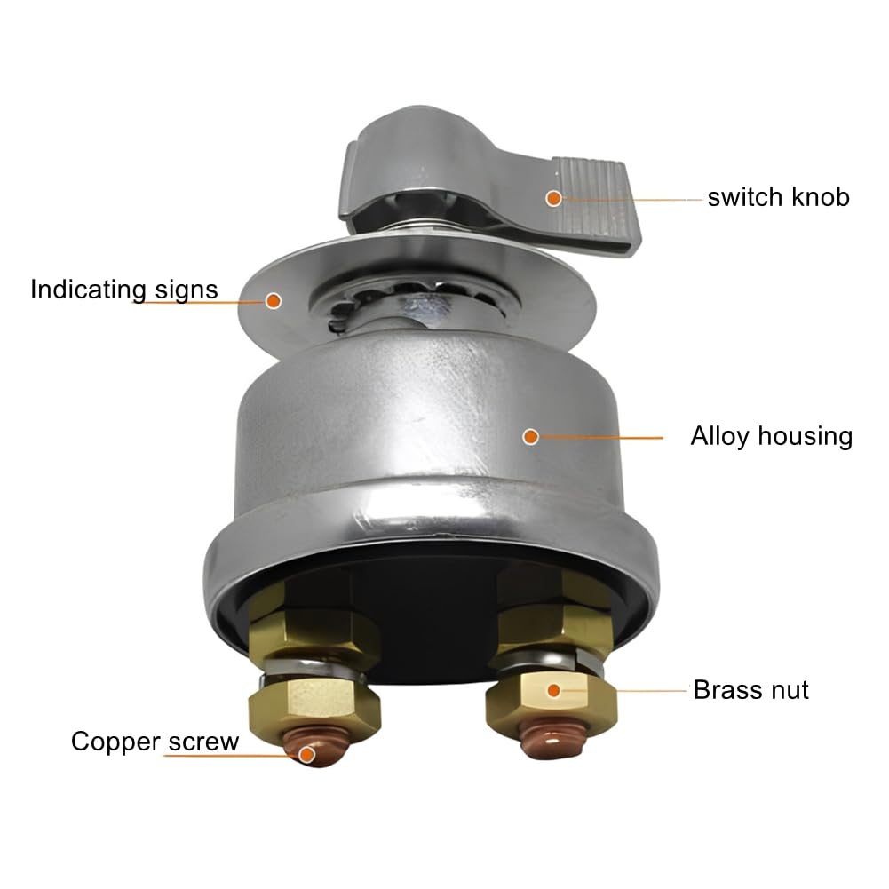Smart Car Battery Disconnect Switch - Top Post Battery Disconnect Switch 12V/24V Heavy Duty,Car - View #9