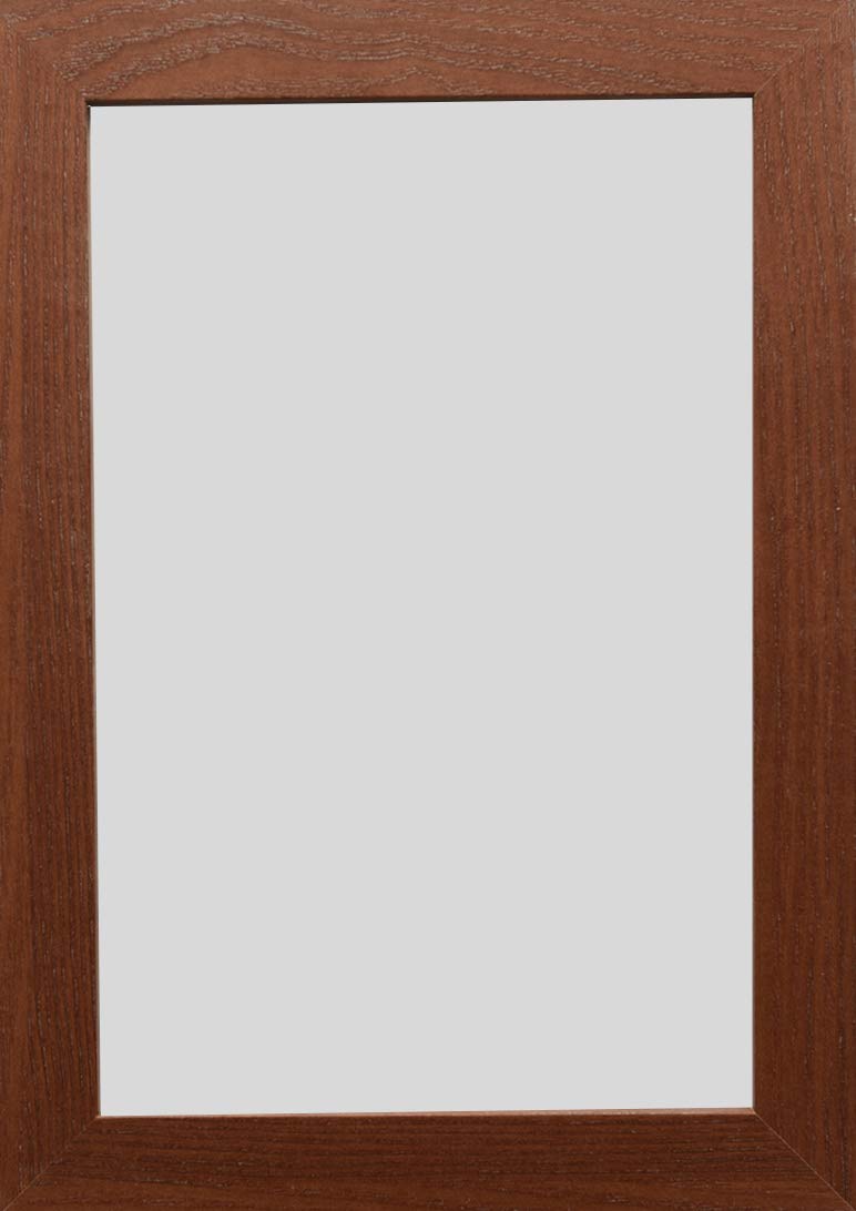 A1 A2 A3 A4 A5 A6 Modern Style MDF Poster/Picture/Photo Frames in Black, White, Silver, Oak & Walnut (WALNUT, A6 (14.8 x 10.5 cm))