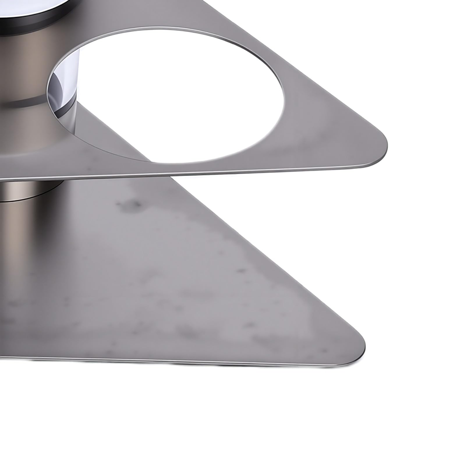 Jiawu Set di Bottiglie per Condimenti in Acciaio Inossidabile con Base, Contenitore per Olio, Aceto e Sale, Set di Barattoli per Condimenti Bottiglie per Trasparenti per