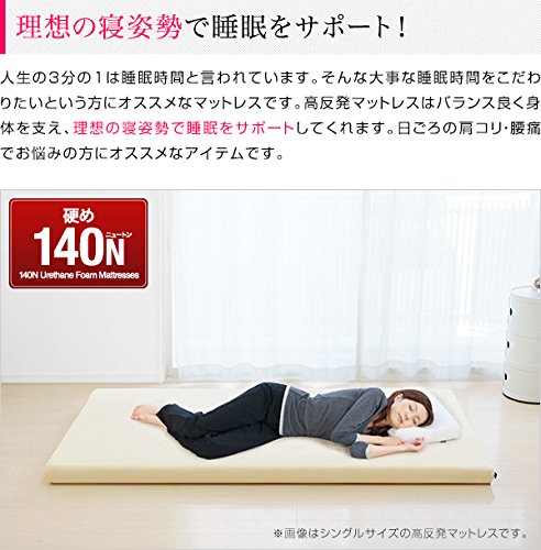 セミダブルマットレス ポリウレタンフォーム ムレにくいウレタンマットレス (セミダブル) | TWO-ONE STYLEネット