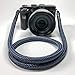 Produktbild SEILSTYLES Kameragurt Längen | Handmade | Universal für DSLR SLR Kamera von Canon, Nikon, Sony, Olympus, Fujifilm, Samsung, UVM. | Camera Strap (95cm, Marineblau)