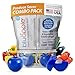 Bluapple Produce Saver One Year Combo Pack - Contains Two Freshness Balls And Eight Refills - To Keep Produce Fresher Longer By Absorbing Ethylene Gas In The Refrigerator Or Fruit - Vegetable Bowl
