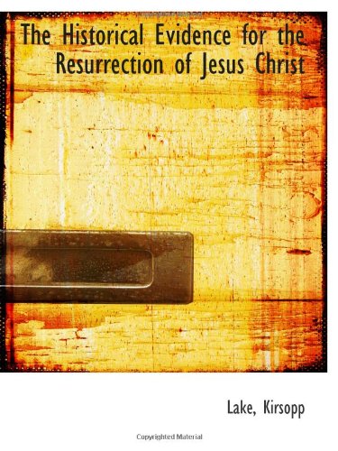 Amazon.com: The Historical Evidence for the Resurrection of Jesus ...