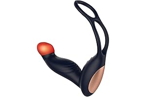 Prostate Massager Deep Scalp Infrared Dual Motors Telescopic Modes